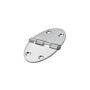 Cerniera ovale inox 78x56x3mm Semi-incasso Fissaggio a viti 270° OS3845053-0%