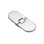 Cerniera Inox Ovale Cieca Microfusa con prigionieri 5mm 140x70x2.8mm OS3846077-0%