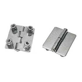 Cerniera rettangolare inox 51x38mm Spessore 1,7mm Boccole 4 Senza viti OS3882101-0%