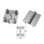 Cerniera rettangolare inox 51x38mm Spessore 1,7mm Boccole 4 Senza viti OS3882101-0%