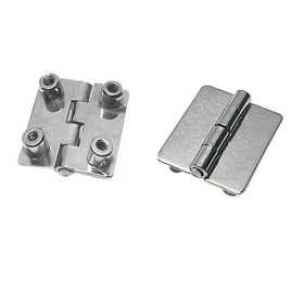 Cerniera rettangolare inox 51x45mm Spessore 1,7mm Boccole 4 Senza viti OS3882102-0%