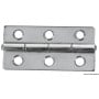 Cerniera rettangolare inox lucidata a specchio 60x40mm Spessore 1.3mm OS3882202-0%