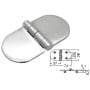Cerniera inox cieca microfusa 74x38mm Spessore 3mm HEAVY DUTY OS3896310-0%