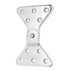 Cerniera in acciaio inox stampato 145x100mm Spessore 2,5mm N60242240330-40%