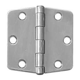Stainless steel shiny hinge 74x74 mm OS3844009