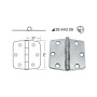Cerniera in acciaio inox 74x74mm Spessore 2mm OS3844009-40%