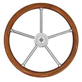 Teak Marine Steering Wheel/Helm Ø 450mm FNI4345263