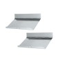 Coppia flaps in acciaio inox 30x23 cm OS5113401-18%
