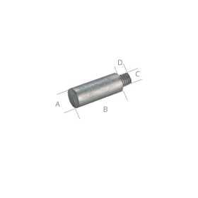 CATERPILLAR 6L2286 Heat Exchanger Sleev Zinc Anode ∅ 28x55+20 mm N80605030335