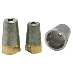 Complete Propeller Zinc Anode with Bolt Hexagonal Shaft Ø 40 mm OS4325104