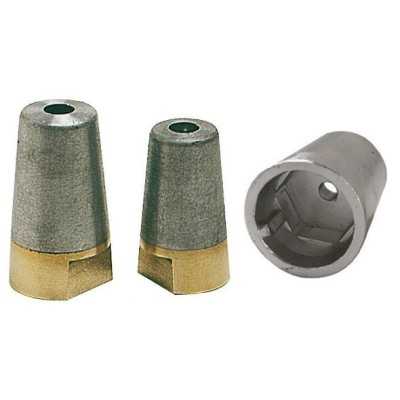 Anodo di Zinco ad Ogiva Completo per Dado Elica Nuovo Tipo Radice dal 1996 Asse ∅ 40 mm OS4325104-18%