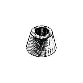 Ogive Zinc Anode ∅ 78x45 mm 1,05 Kg Single-Bolt Mounting OS4390100