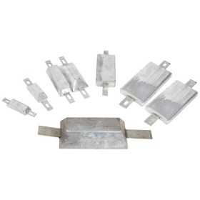 Rectangular Galvanized Iron Anode with Insert for Screw Mounting or Welding 95x34x17 mm 0,26 Kg OS4390701