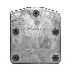 Anodo di Zinco a Piastra 8M0039340 MERCURY MERCRUISER N80607030599-10%