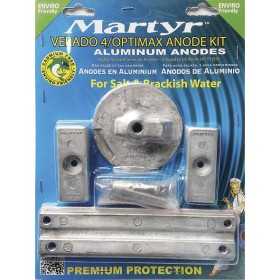 Kit 4 Pezzi Anodi in alluminio per MERCURY Verado 4 e Optimax N80607030651-10%