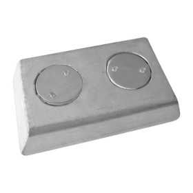 Anodo di Zinco a Piastra 2,6kg 150x80x40mm N80608030770-10%