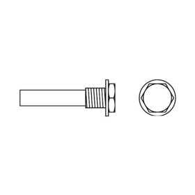 NANNI MERCEDES Heat Exchanger Sleev Zinc Anode ∅ 10X17+9 mm OS4322904