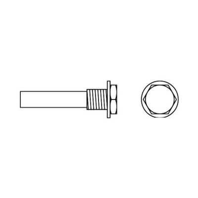 NANNI MERCEDES Heat Exchanger Sleev Zinc Anode ∅ 10X17+9 mm OS4322904
