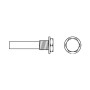 NANNI MERCEDES Heat Exchanger Sleev Zinc Anode ∅ 10X17+9 mm OS4322904