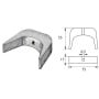 SELVA 40 - 60 Hp U Shape Zinc Anode 2504020 N80608130854