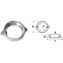 VOLVO Penta Duo Prop 290 Collar Zinc Anode ∅ 91 mm 875821 N80607230715
