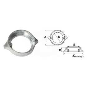 Anodo per VOLVO Penta Duo Prop Riferimento Originale 852182 N80607230722-10%