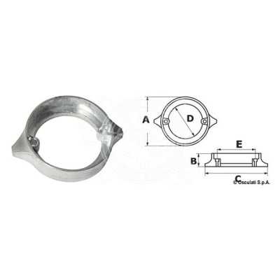 Anodo per VOLVO Penta Duo Prop Riferimento Originale 852182 N80607230722-10%