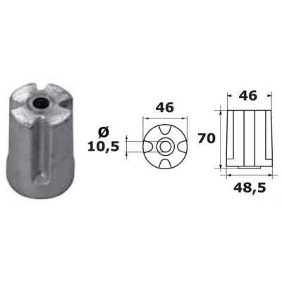 Anodo di Zinco a Cilindro 3593881 VOLVO IPS OS4351200-18%