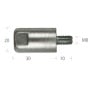 Yanmar zinc anode - 23x40mm 2GM20/3GM30 N80607630810
