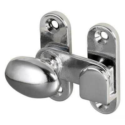 Piastrina a tavella fermaporte o ferma antine in ottone cromato 52x33mm N60341500526-18%