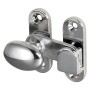 Piastrina a tavella fermaporte o ferma antine in ottone cromato 52x33mm N60341500526-18%