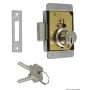 Serratura semplice in ottone cromato 50x50 mm OS3813200DX-18%