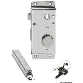 Serratura per porte in ottone cromato 138x58mm Modello Sinistro OS3813220SE/20-18%