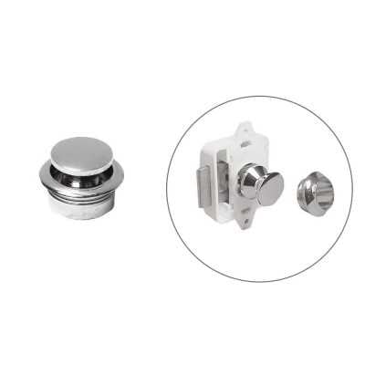 Pomello in ottone cromato per portelli fino a Ø23mm OS3818100-18%