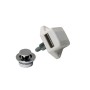 Scrocco a pulsante in ottone cromato d26mm per chiusura portelli 16mm OS3818209-18%