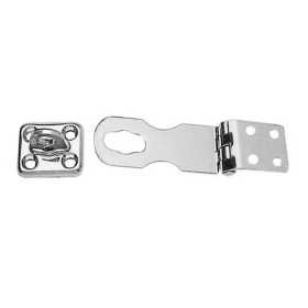 Stainless steel Peak hasp with swivelling padlock eye ring 64x32mm OS3844112