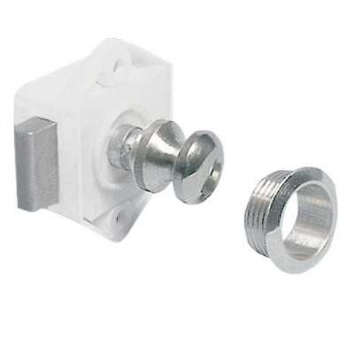 Chiusura a scrocco a pulsante in ottone cromato per antine N60341541520-18%