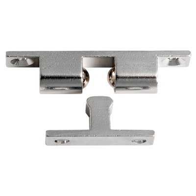 DeLuxe doorstep ratchet 44x8mm Chromed brass N60341500666