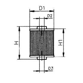 Oil filter - CO113 N81951623033