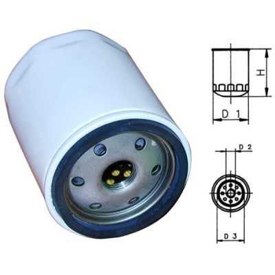 Oil filter - FO 120 - Screwed N81951623036