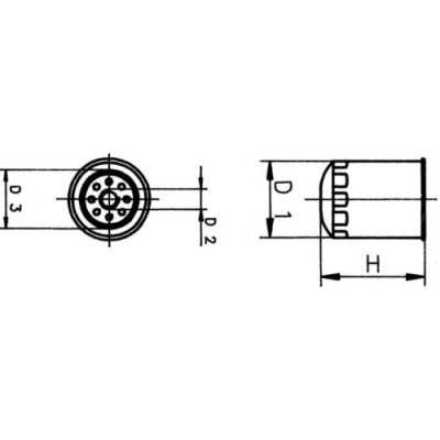 Oil filter F0 119 N81951623051