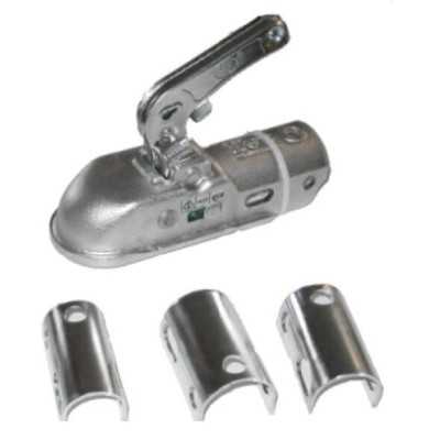 Gancio traino tondo per tubo da Ø35 a Ø50cm Carico max 1300 kg OS0201063-18%