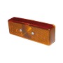 Clearance light orange retroreflector OS0202205