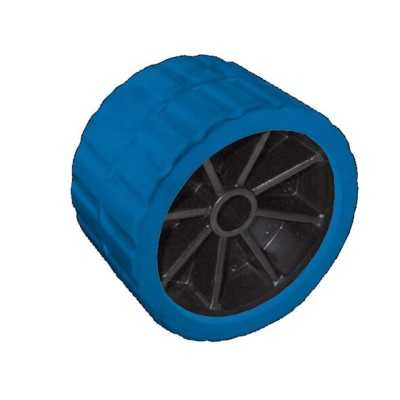 Rullo laterale Ø 120mm Lunghezza 75mm Ø foro 15mm Colore Blu OS0202906-40%