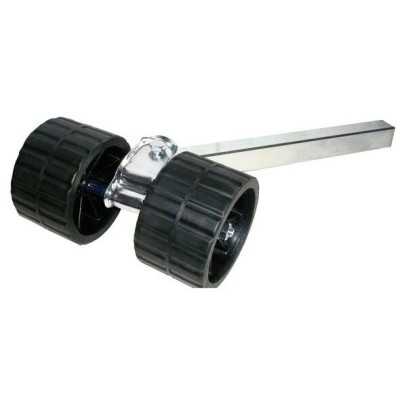 Rullo basculante 2 rulli Tipo Dritto Tubo 40mm OS0203136-40%