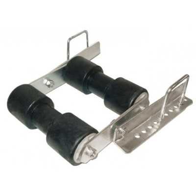 Double rear keel tilt roller 60mm OS0204069