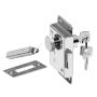Chromium-plate brass cylinders lock Left/25 98x58mm N60341500528SX/25