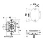 Chiusura a scrocco in nylon per sportelli e antina Ø26mm OS3818002-18%