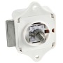 Scrocco a pulsante Medium in nylon bianco per chiusura portelli OS3818250-0%