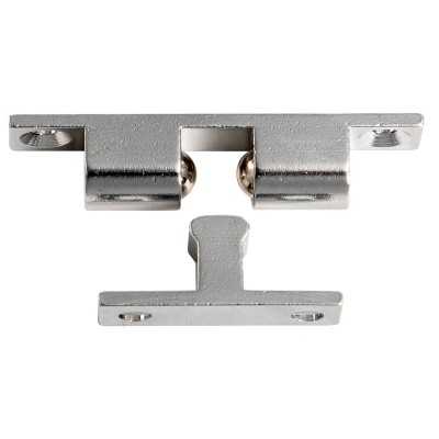 DeLuxe doorstep ratchet 49x8mm Chromed brass OS3853349